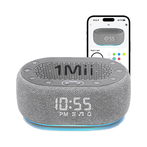 R3 White Noise Machine with Alarm Clock