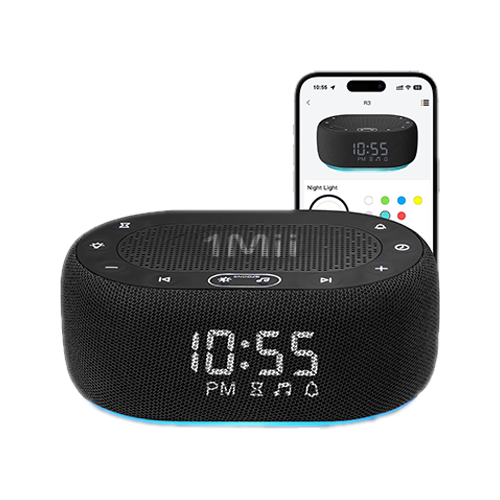 R3 White Noise Sound Machine with Alarm Clock